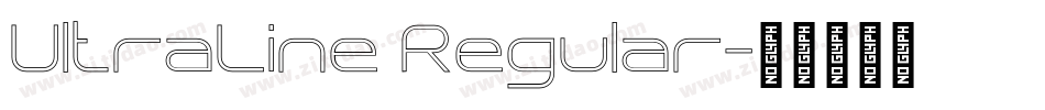 UltraLine Regular字体转换